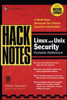 Book cover for HackNotes Linux and Unix Security Portable Reference