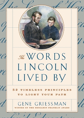Book cover for The Words Lincoln Lived by