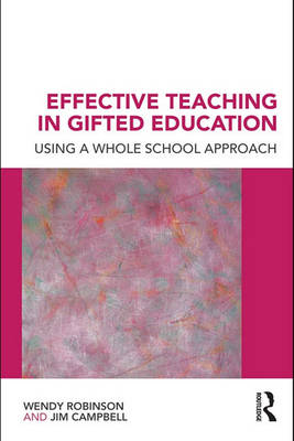 Book cover for Effective Teaching in Gifted Education