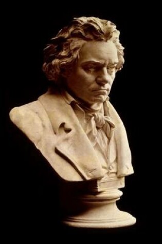 Cover of Bust of Ludwig Van Beethoven Musical Composer Journal