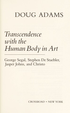 Book cover for Transcendence with the Human Body in Art