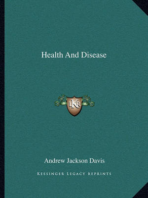 Book cover for Health and Disease