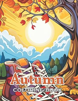 Book cover for Autumn Coloring Book for Adults