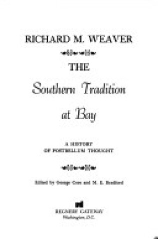 Cover of Southern Tradition at Bay