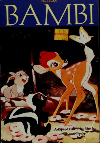 Book cover for Walt Disney's Bambi Junior Novel