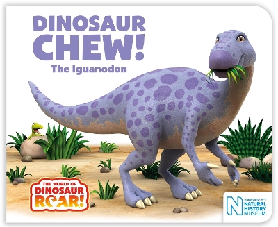 Book cover for Dinosaur Chew! The Iguanodon