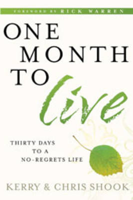 Book cover for One Month to Live