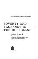 Book cover for Poverty and Vagrancy in Tudor England