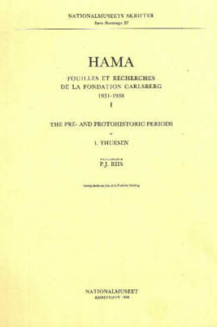 Cover of Hama 1 -- The Pre- & Protohistoric Periods