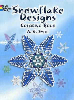 Cover of Snowflake Designs Coloring Book