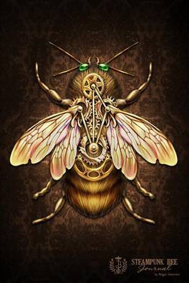 Book cover for Steampunk Bee Journal