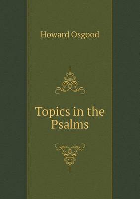 Book cover for Topics in the Psalms