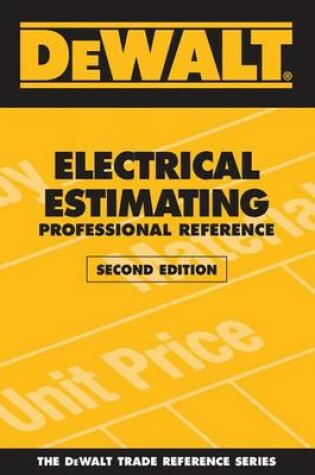 Cover of DeWALT Electrical Estimating