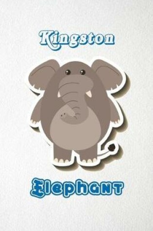 Cover of Kingston Elephant A5 Lined Notebook 110 Pages