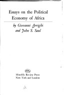 Book cover for Essays on the Political Economy of Africa