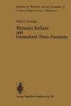 Book cover for Riemann Surfaces and Generalized Theta Functions