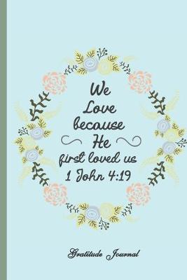 Book cover for We love because he first loved us.