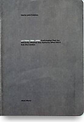 Book cover for Letters 2004-2006