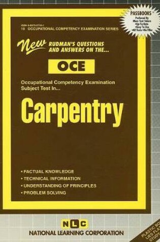 Cover of CARPENTRY