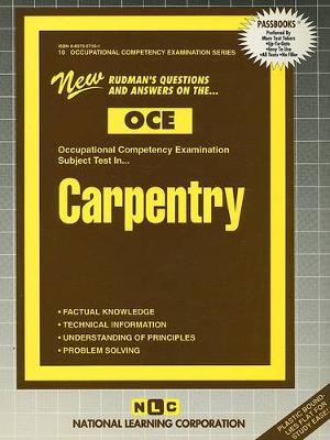 Book cover for CARPENTRY