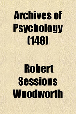Book cover for Archives of Psychology (148)