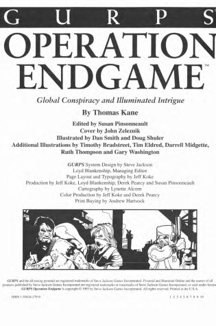 Cover of Gurps Operation Endgame