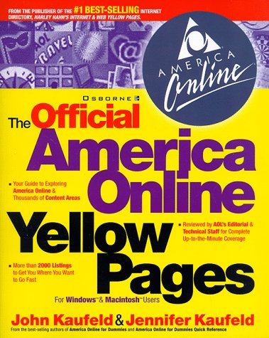 Book cover for The Official America Online Yellow Pages