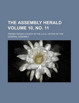 Book cover for The Assembly Herald Volume 10, No. 11