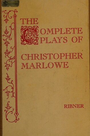 Cover of Complete Plays of Christopher Marlowe