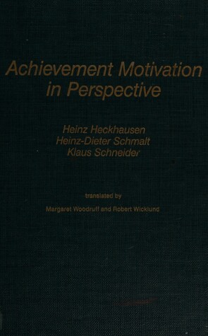 Book cover for Achievement Motivation in Perspective