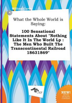 Book cover for What the Whole World Is Saying