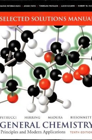 Cover of Selected Solutions Manual for General Chemistry: Principles and Modern Applications