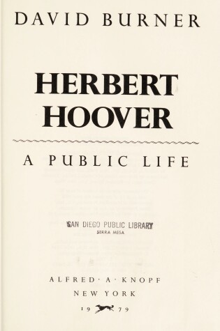 Cover of Hrbrt Hoover