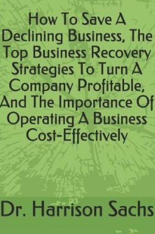 Cover of How To Save A Declining Business, The Top Business Recovery Strategies To Turn A Company Profitable, And The Importance Of Operating A Business Cost-Effectively