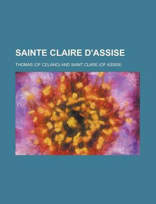 Book cover for Sainte Claire D'Assise