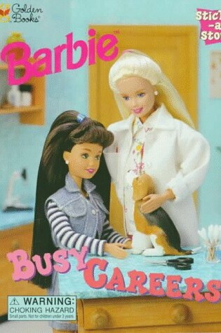 Cover of Barbie Busy Careers Stkr Stry