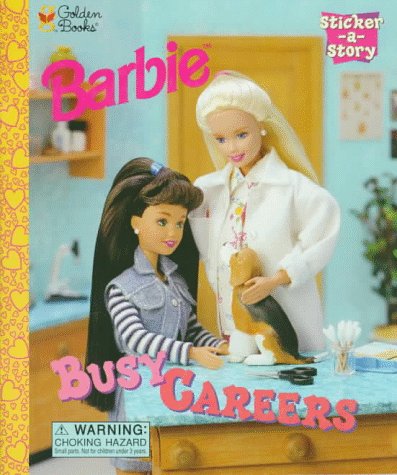 Book cover for Barbie Busy Careers Stkr Stry