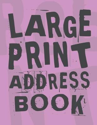 Cover of Large Print Address Book