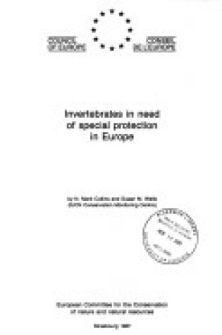 Cover of Invertebrates in Need of Special Protection in Europe