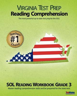 Book cover for Virginia Test Prep Reading Comprehension Sol Reading Workbook Grade 3