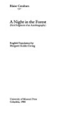 Cover of A Night in the Forest