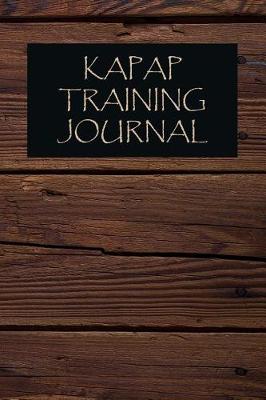 Book cover for Kapap Training Journal