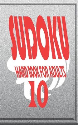 Book cover for sudoku hard book for adults 10