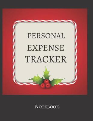 Book cover for Personal Expense Tracker Notebook