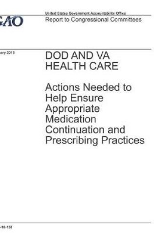 Cover of Dod and Va Health Care