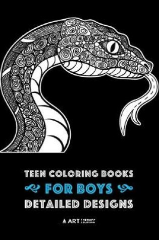 Cover of Teen Coloring Books for Boys