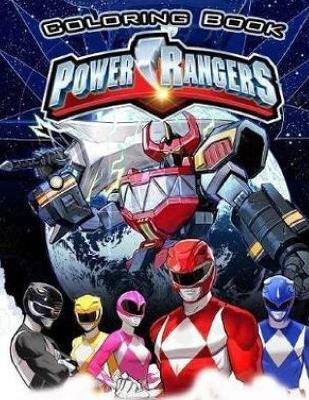 Book cover for Power Rangers Coloring Book