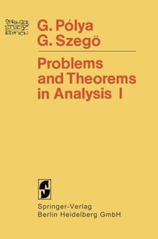 Cover of Problems and Theorems in Analysis