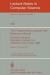 Book cover for The Programming Language Ada. Reference Manual