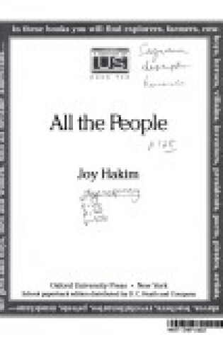 Cover of All the People Bk 10 (Heath Ed)